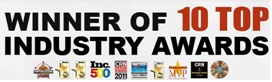 Winner of Top 10 Industry Awards resized 600
